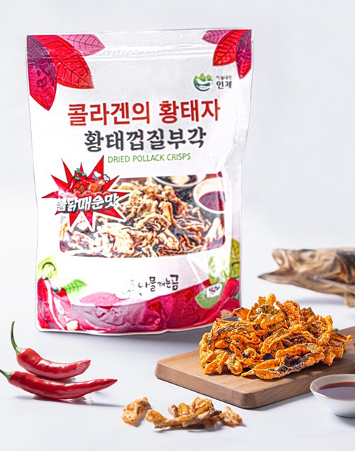 황태껍질부각 불닭매운맛 130g